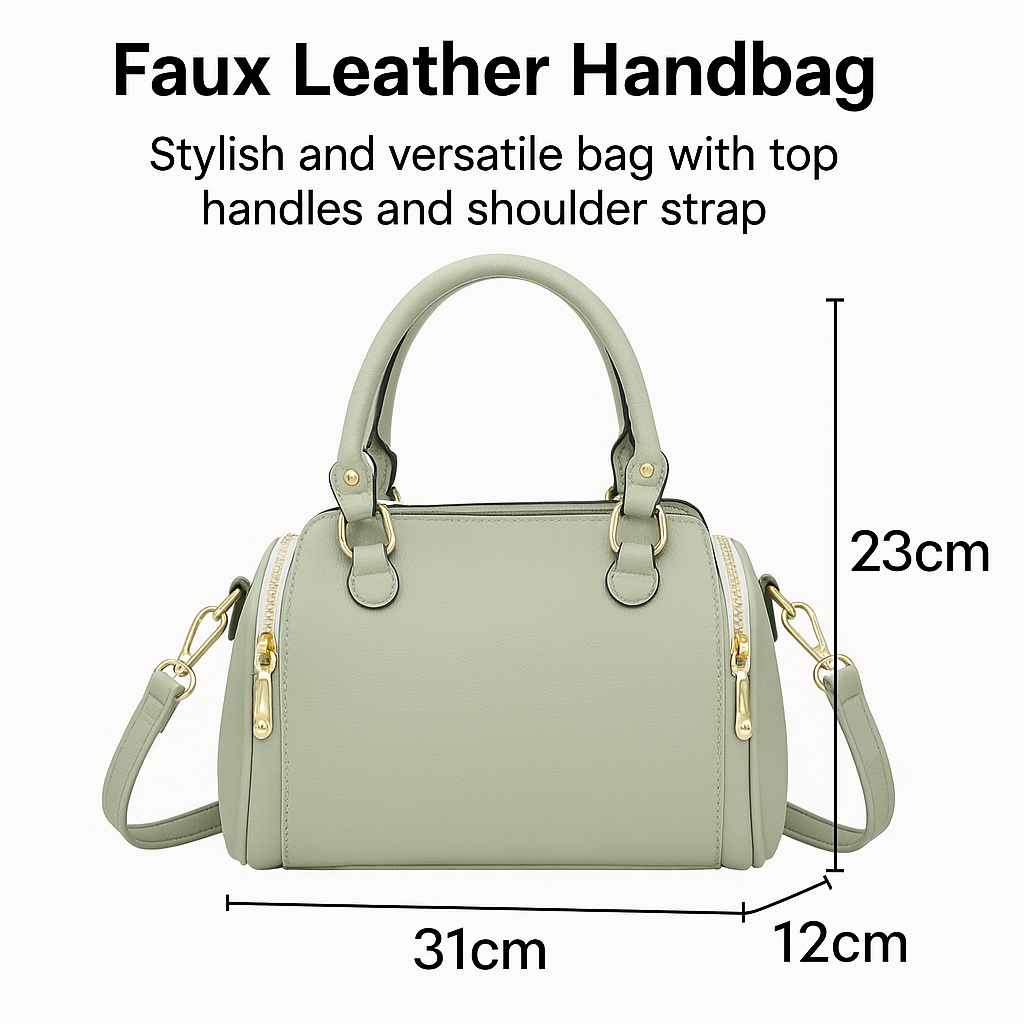 Bolsa Feminina de Mão e Ombro Elegante com Alça Longa – 31x23cm