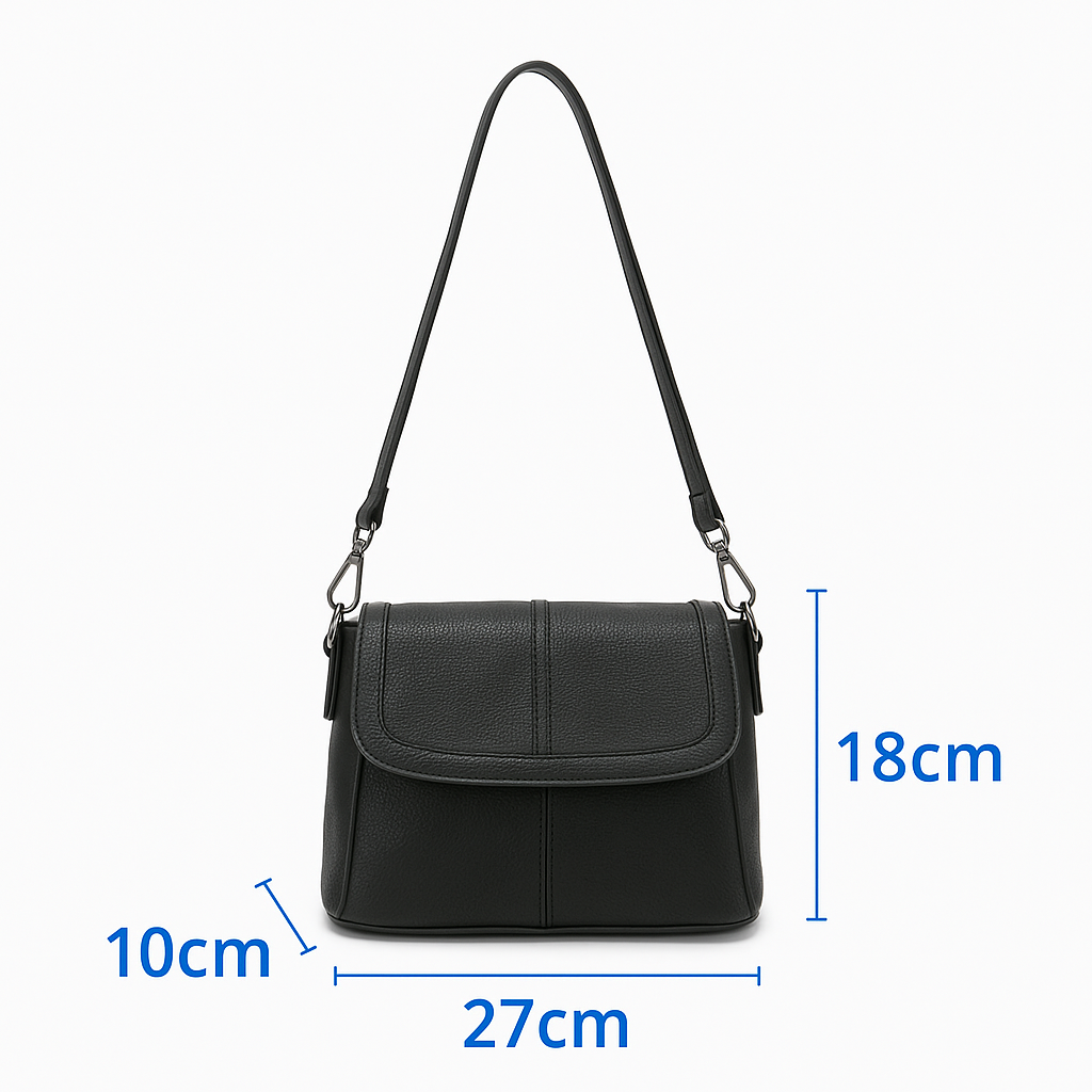 Bolsa Feminina Transversal WX-1609 com Tampa e Zíper
