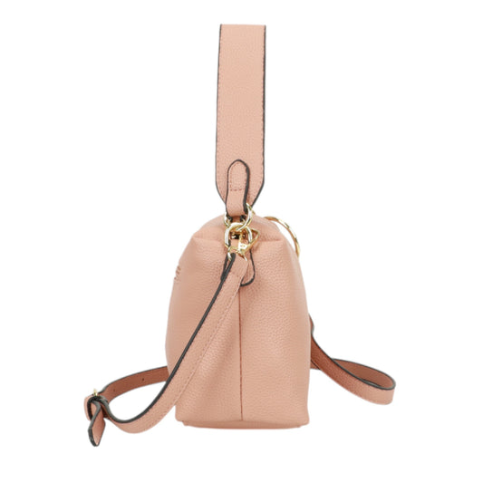 XAVIERA Bolsa Feminina Minimalista com Pingente Metálico – Ref. WX-1638