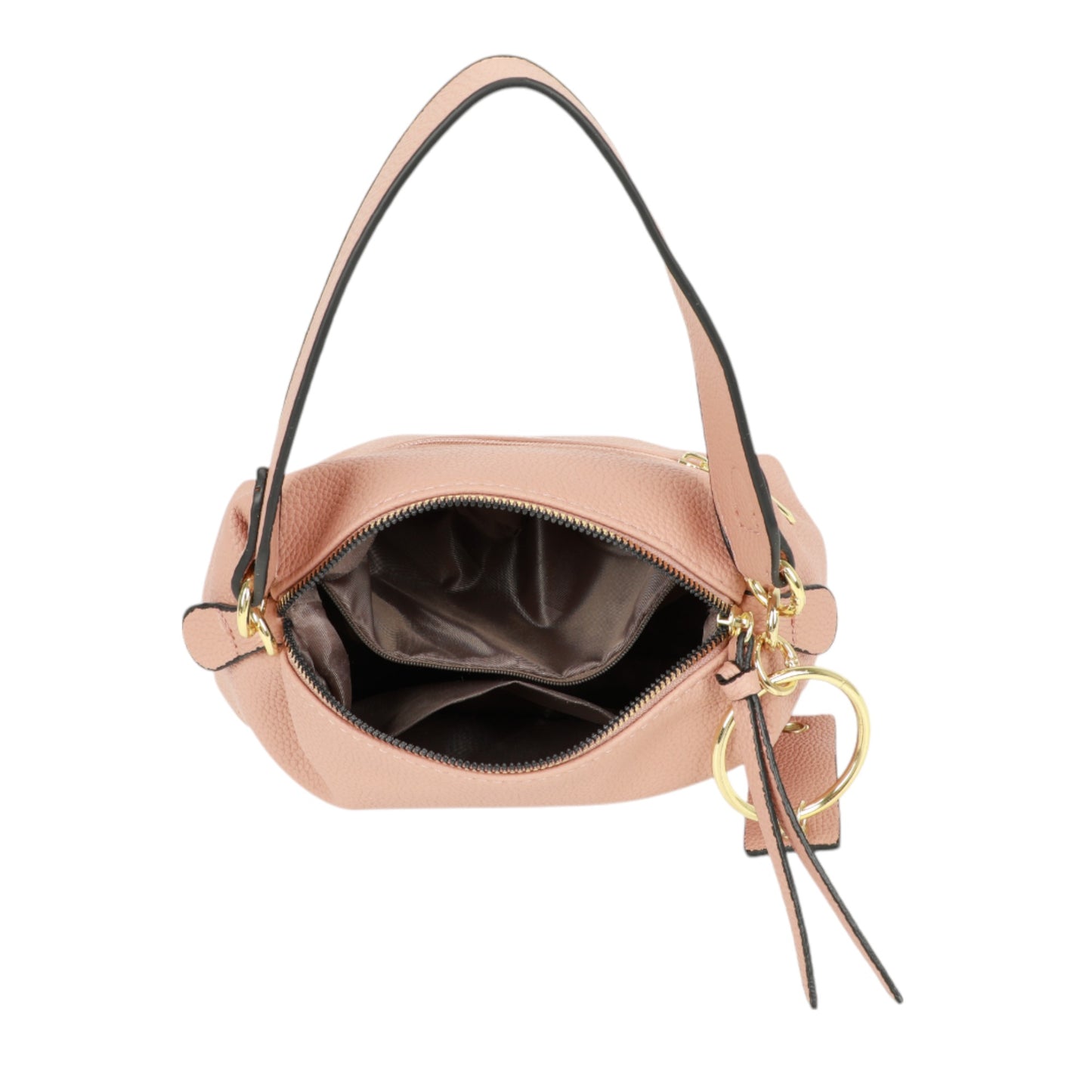 XAVIERA Bolsa Feminina Minimalista com Pingente Metálico – Ref. WX-1638