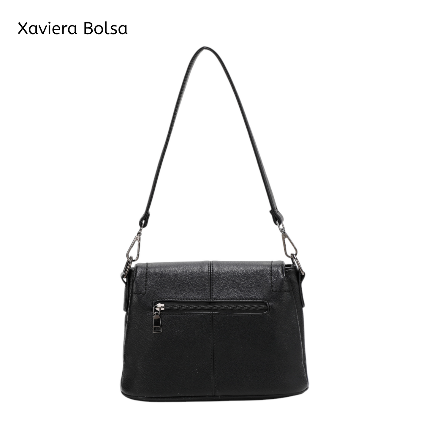 Bolsa Feminina Transversal WX-1609 com Tampa e Zíper