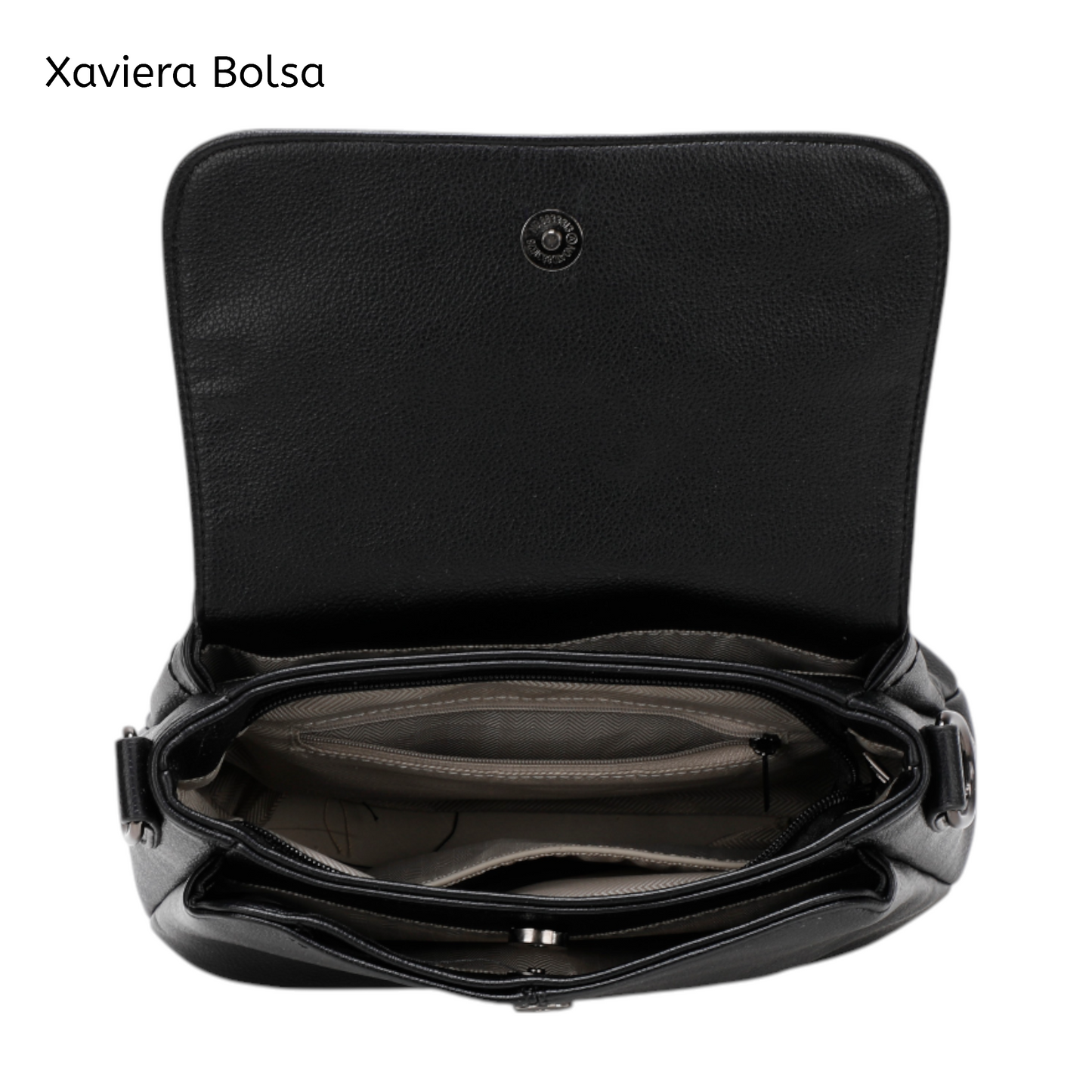 Bolsa Feminina Transversal WX-1609 com Tampa e Zíper