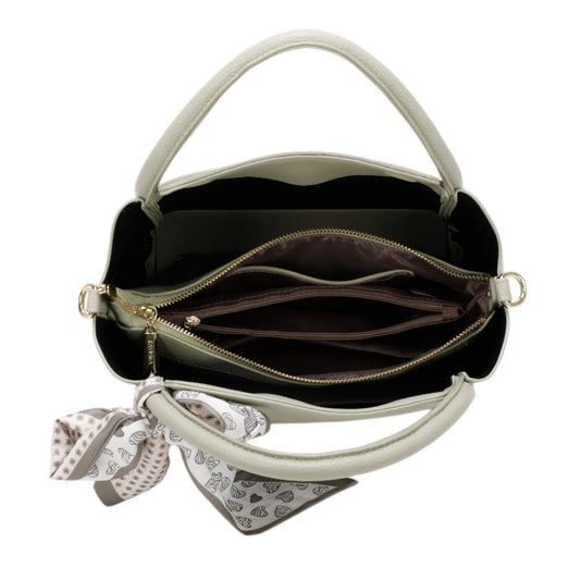 Bolsa Feminina Xaviera WX-1616 com Laço de Lenço e Espaço Interno Amplo