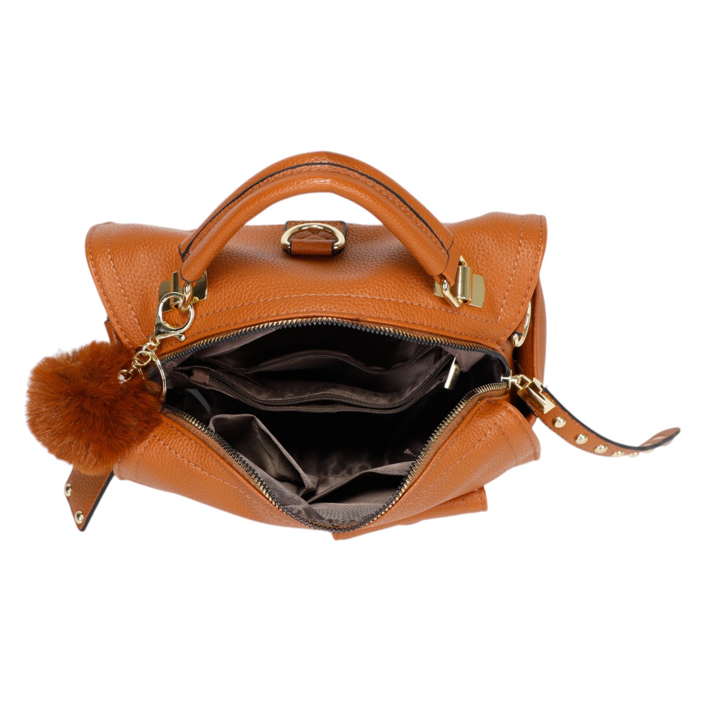 XAVIERA Bolsa Feminina Transversal e Mochila com Alça Larga Estampada – Ref. WX-1626