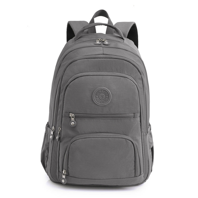 Xaviera Bolsa Mochila feminina grande impermeável nylon vários compartimentos leve com Bolso Antifurto e Espaço para NotebookXV-2418