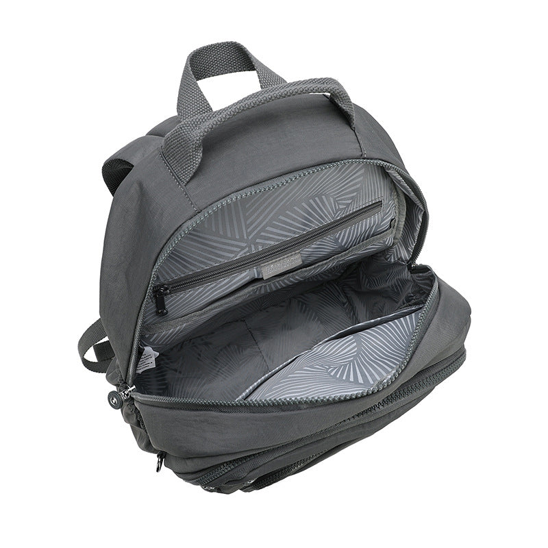 Xaviera Bolsa Mochila feminina grande impermeável nylon vários compartimentos leve com Bolso Antifurto e Espaço para NotebookXV-2418