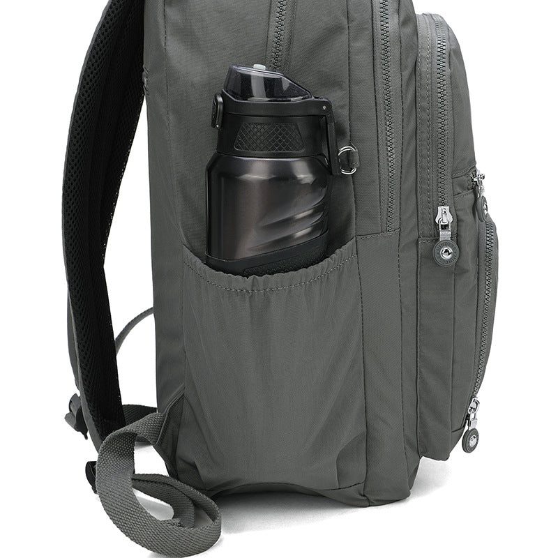 Xaviera Bolsa Mochila feminina grande impermeável nylon vários compartimentos leve com Bolso Antifurto e Espaço para NotebookXV-2418