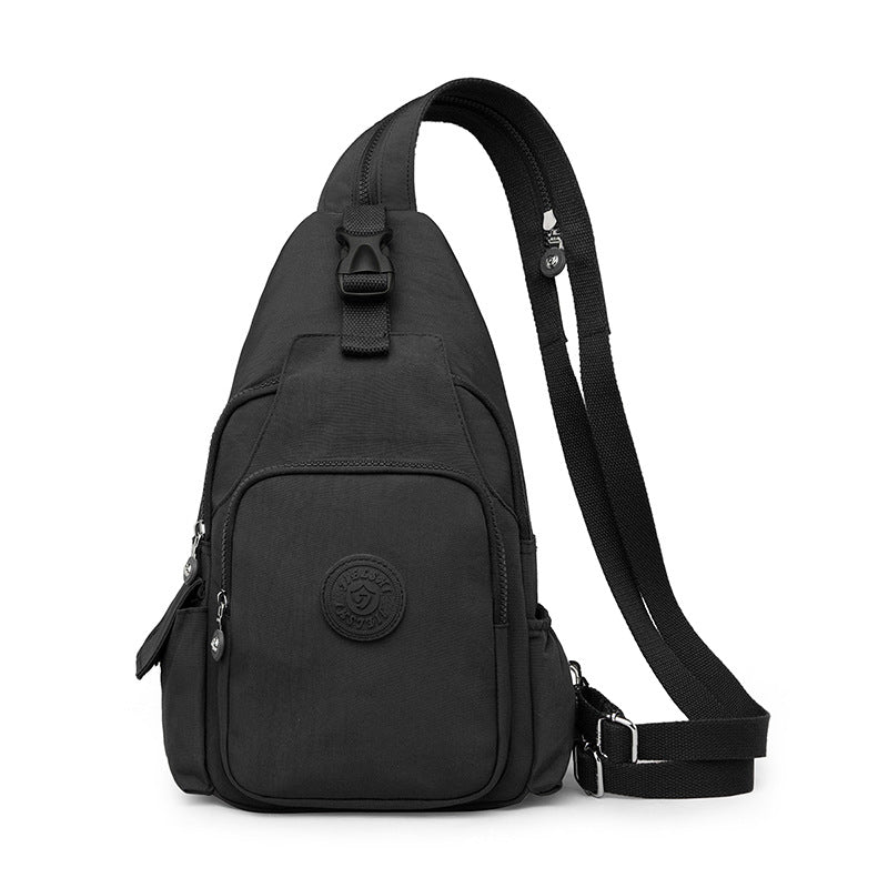 Mochila Bolsa Transversal Compacta Unissex – Uso de Ombro ou Costas, Material Impermeável, Leve e Versátil XV-2411