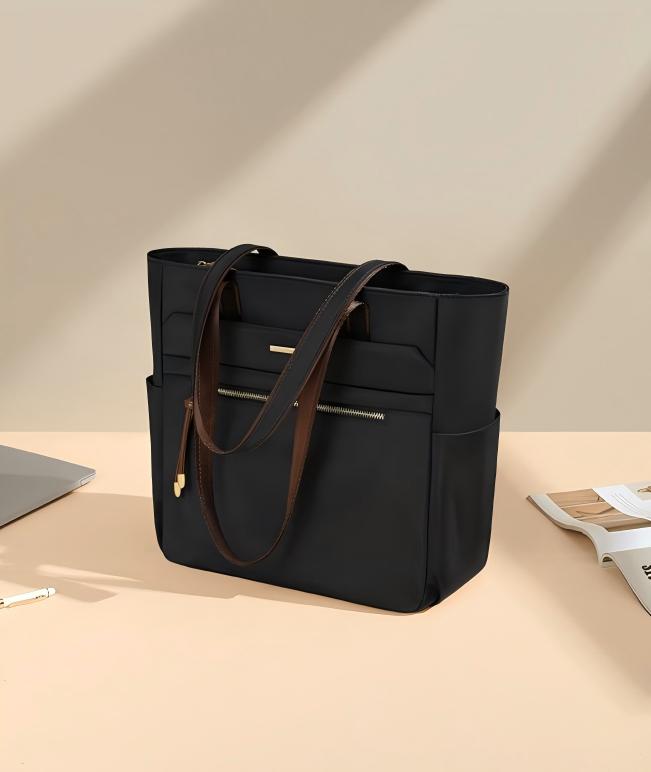 Xaviera Bolsa feminina Tote Nylon Impermeavel Saco grande XV-3001