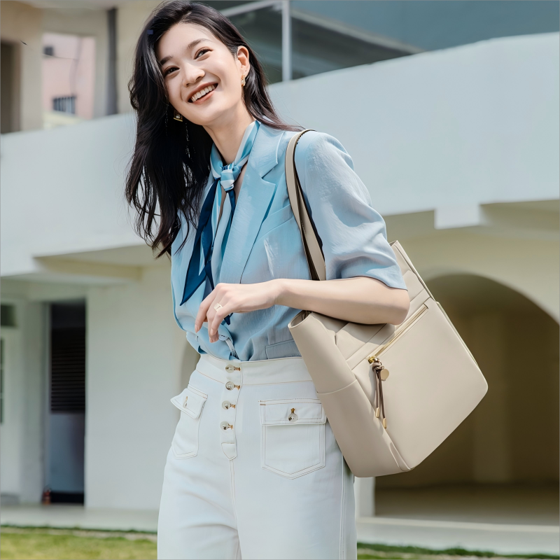 Xaviera Bolsa feminina Tote Nylon Impermeavel Saco grande XV-3001
