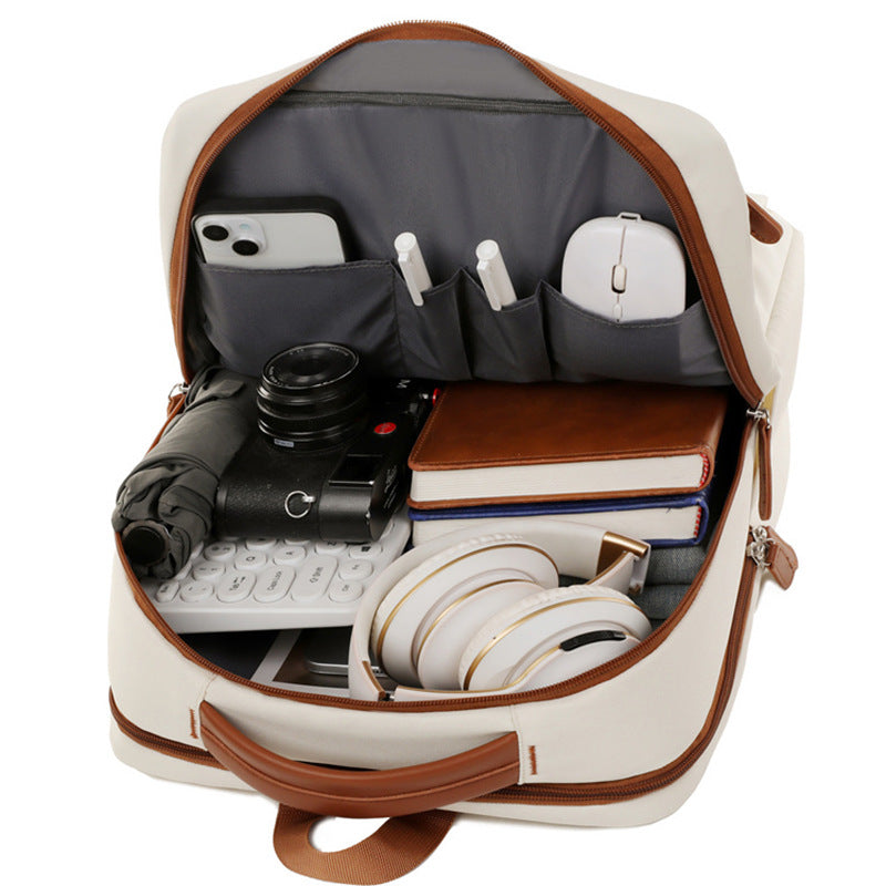 Xaviera Bolsa Mochila feminina nylon Impermeável laptop XV-2436