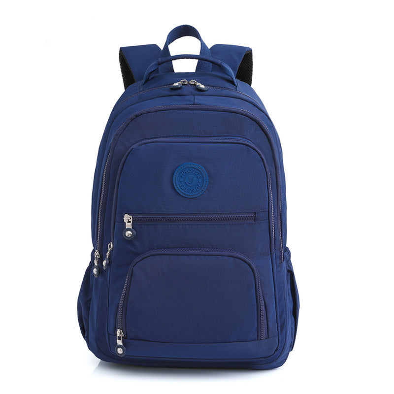 Xaviera Bolsa Mochila feminina grande impermeável nylon vários compartimentos leve com Bolso Antifurto e Espaço para NotebookXV-2418