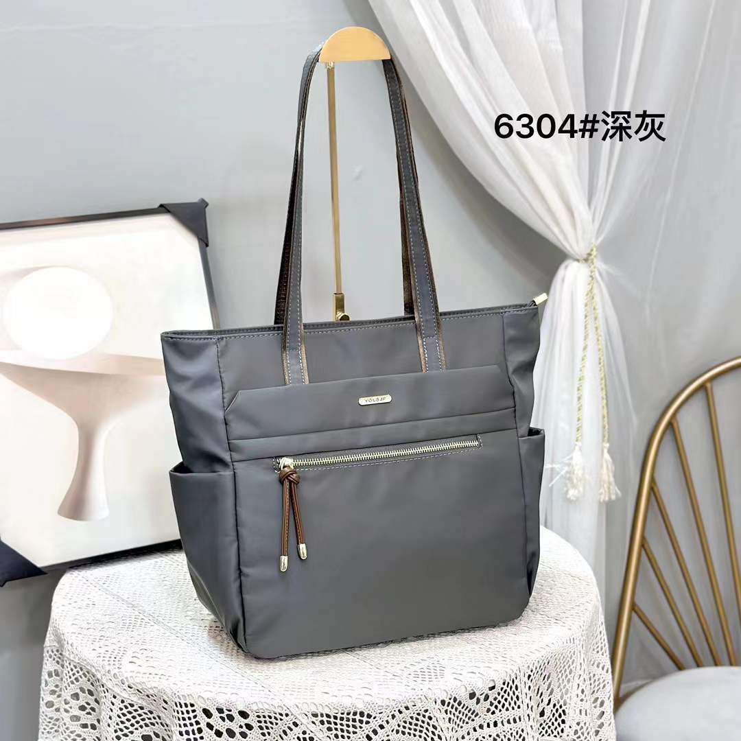 Xaviera Bolsa feminina Tote Nylon Impermeavel Saco grande XV-3001