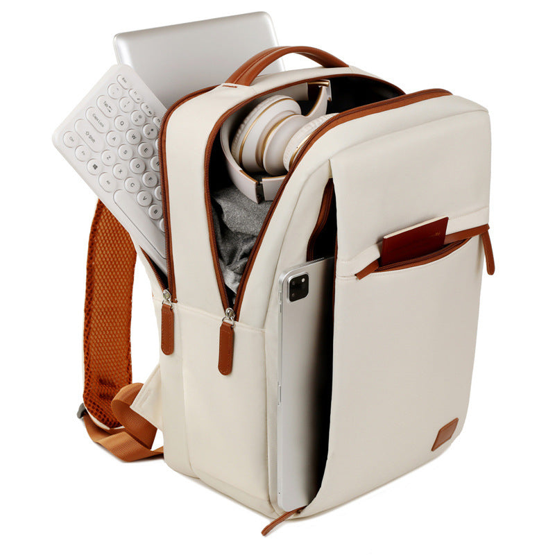 Xaviera Bolsa Mochila feminina nylon Impermeável laptop XV-2436