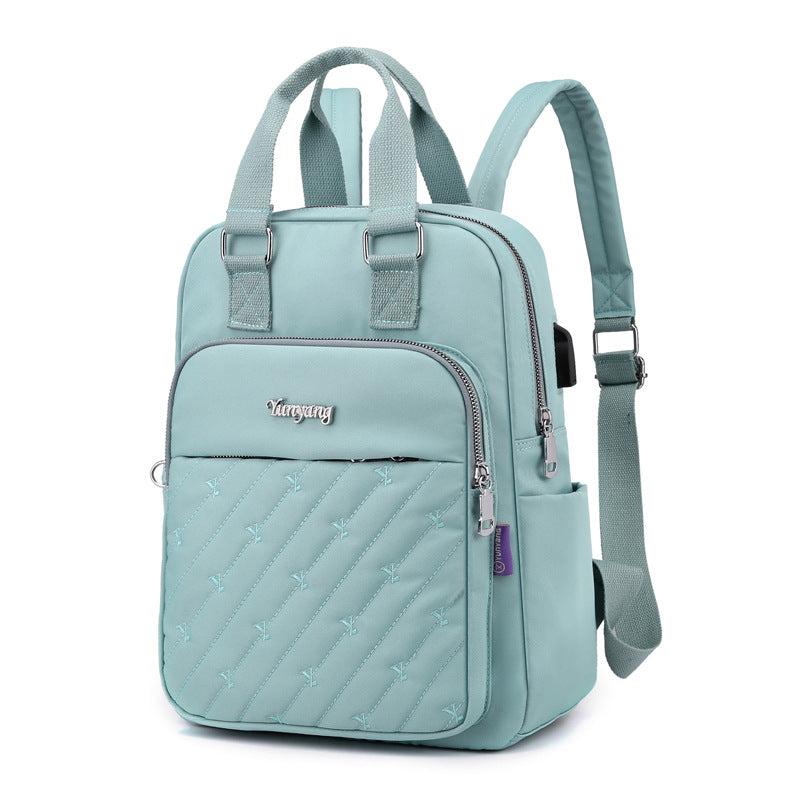Xaviera Bolsa Mochila Feminina nylon impermeável XV-2416