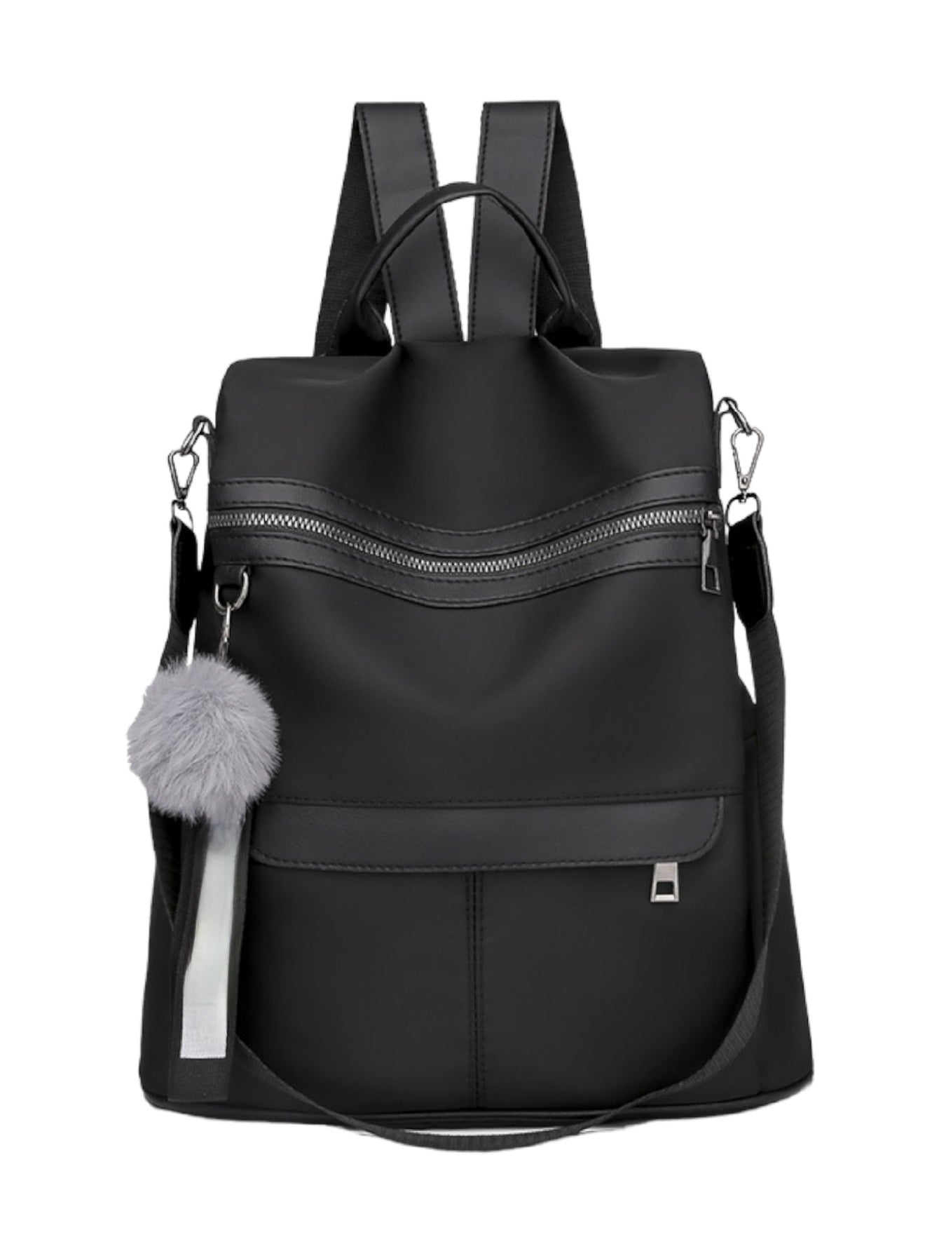 Mochila feminina casual anti furto vira bolsa XV-123
