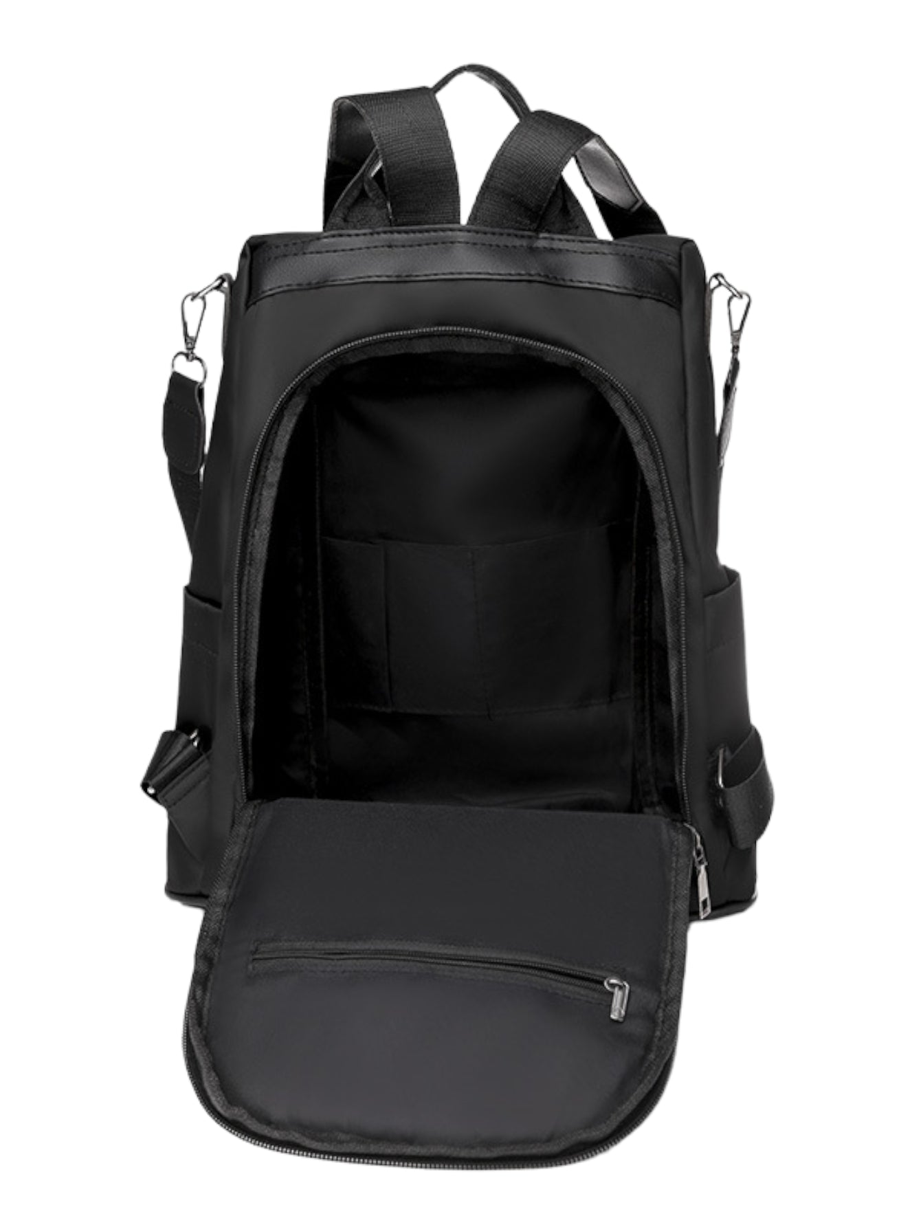 Mochila feminina casual anti furto vira bolsa XV-123