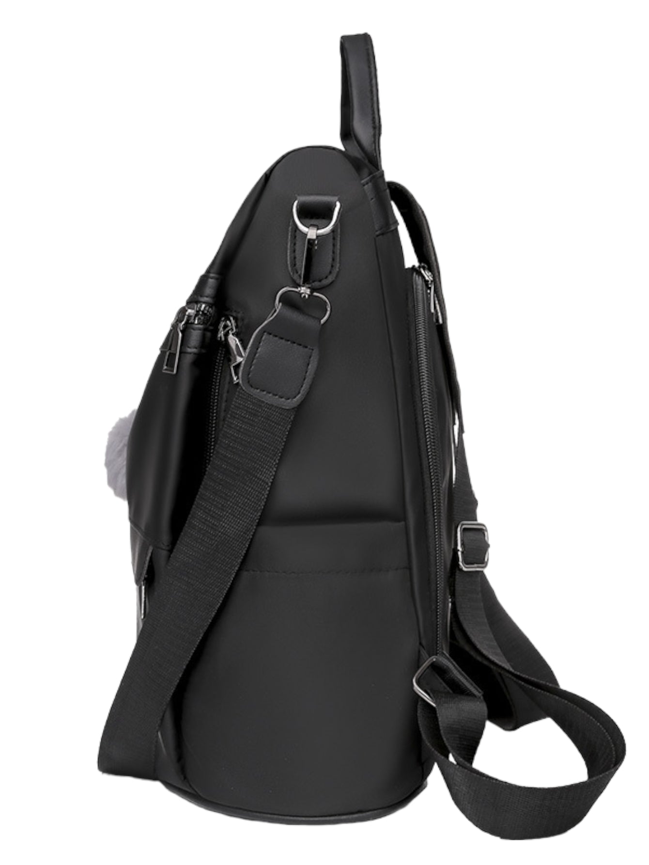 Mochila feminina casual anti furto vira bolsa XV-123