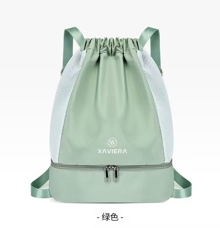 Xaviera Bolsa mochila esportiva fitness academia leve nylon impermeavel a prova da agua XV-258