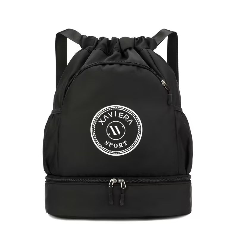 Xaviera Bolsa mochila esportiva fitness academia leve nylon impermeavel a prova da agua XV-259