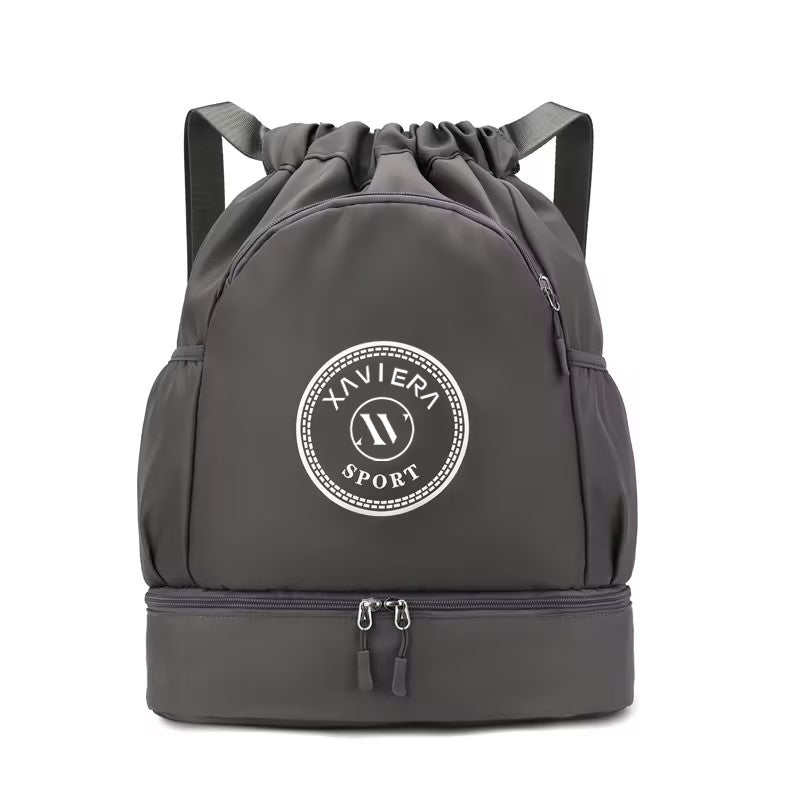 Xaviera Bolsa mochila esportiva fitness academia leve nylon impermeavel a prova da agua XV-259
