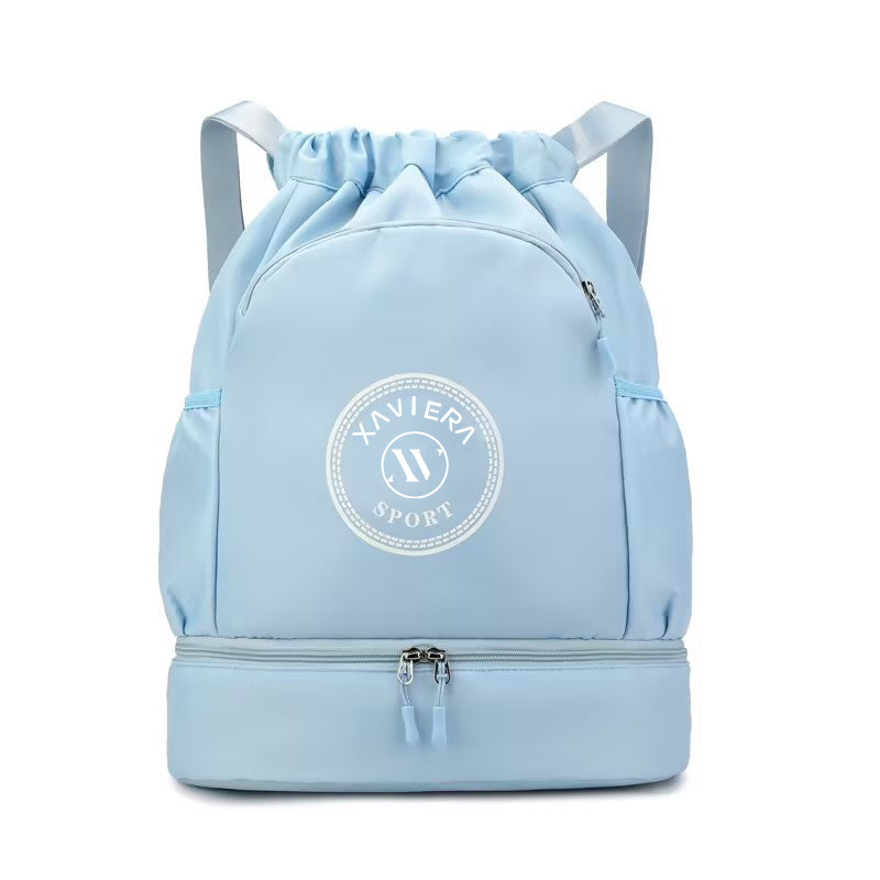 Xaviera Bolsa mochila esportiva fitness academia leve nylon impermeavel a prova da agua XV-259