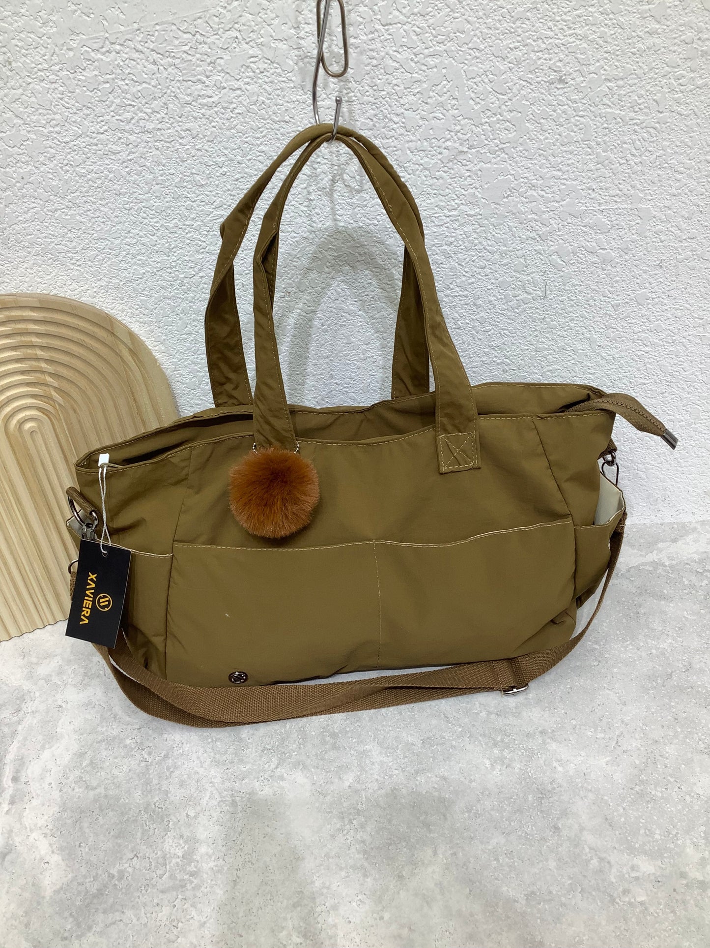 Xaviera bolsa feminina saco com alca transversal tiracolo super leve resistente impermeável XV-2412