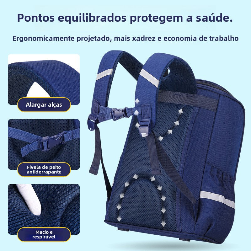 Mochila feminina escolar de grande capacidade impermeável Q584