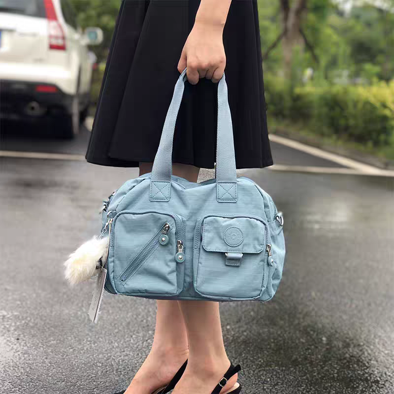 Xaviera Bolsa feminina nylon impermeavel De mao e alca transversal tiracolo XV-2408