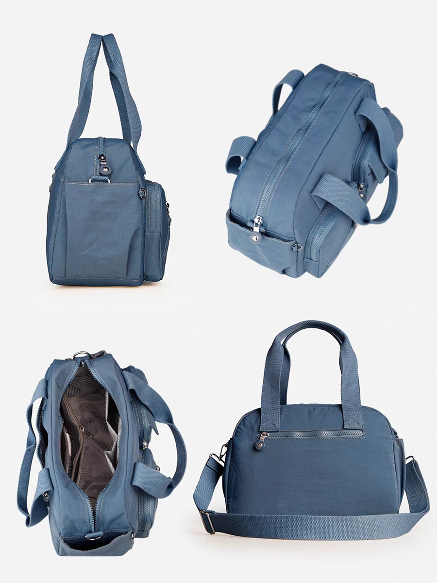 Xaviera Bolsa feminina nylon impermeavel De mao e alca transversal tiracolo XV-2408