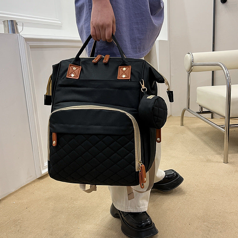 Mochila Multifuncional Impermeável com Porta USB e Bolso Térmico