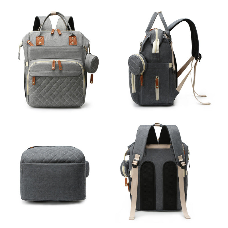 Mochila Multifuncional Impermeável com Porta USB e Bolso Térmico