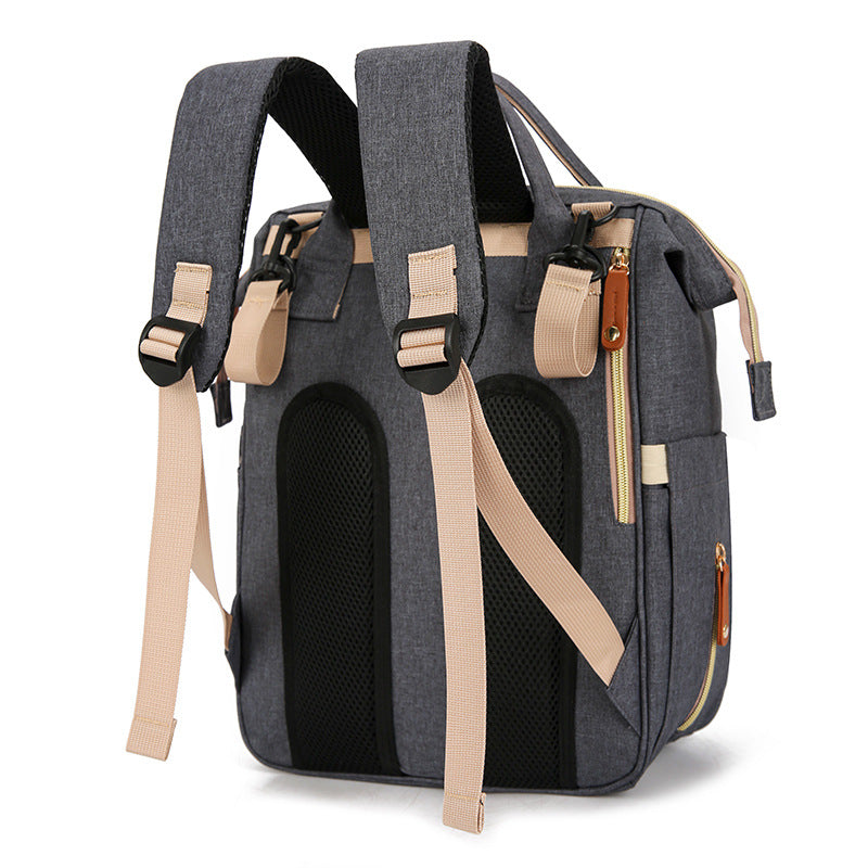 Mochila Multifuncional Impermeável com Porta USB e Bolso Térmico