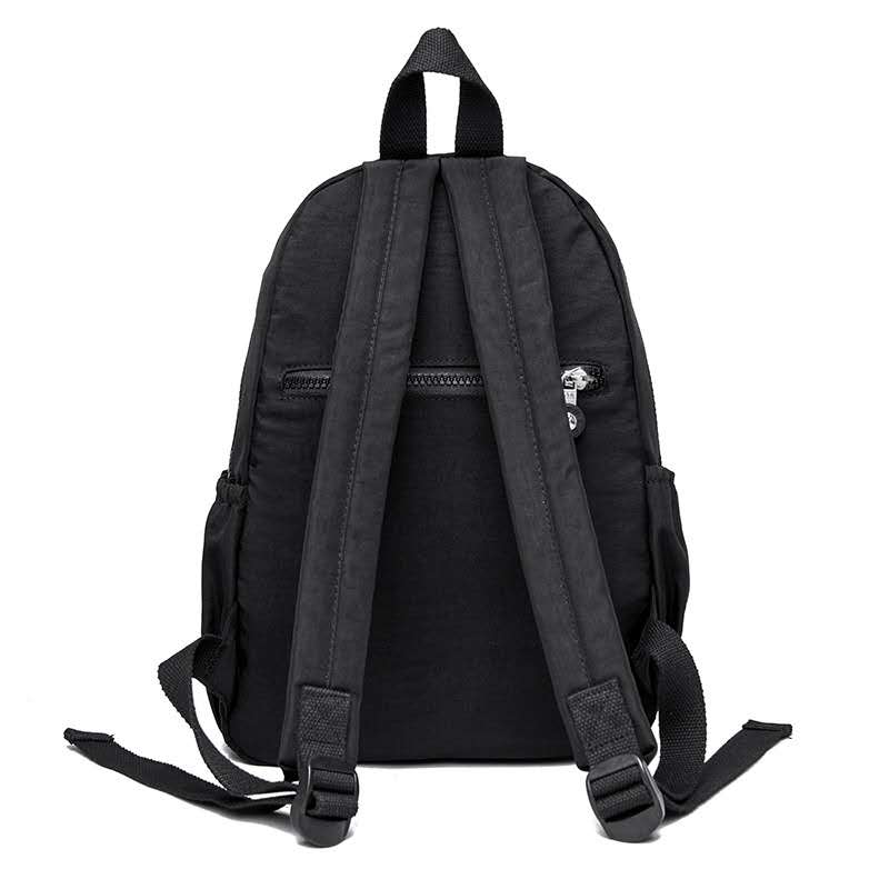 Mochila Feminina Leve e Impermeável com Design Casual e Vários Bolsos