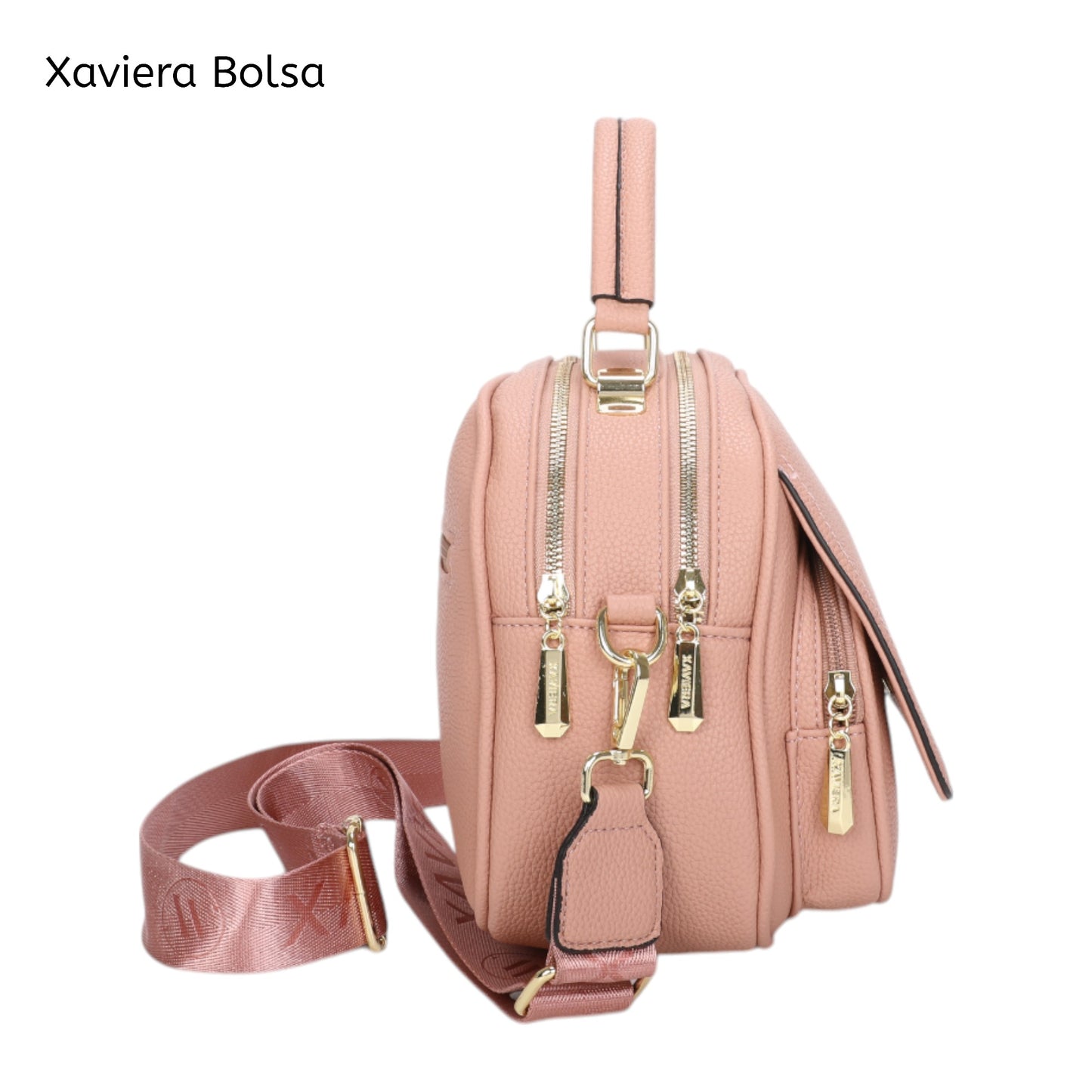 XAVIERA Bolsa Feminina Compacta com Aba Frontal e Alça de Mão – Ref. WX-1629
