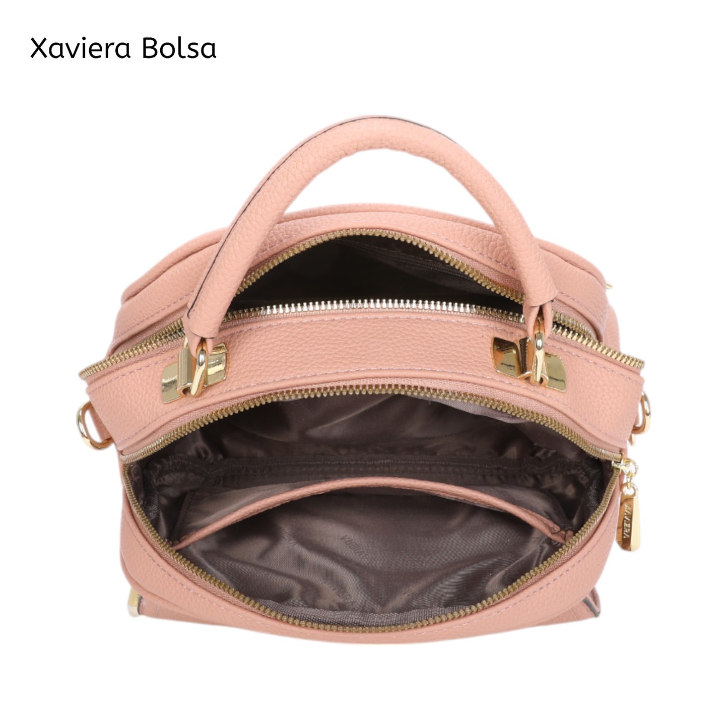 XAVIERA Bolsa Feminina Compacta com Aba Frontal e Alça de Mão – Ref. WX-1629