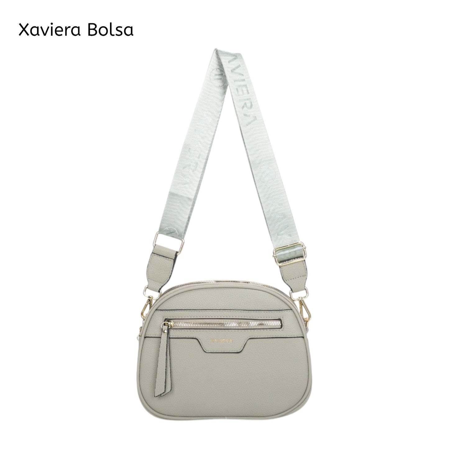 Bolsa Tiracolo Xaviera WX-1618 com Alça Larga Estampada e Múltiplos Bolsos