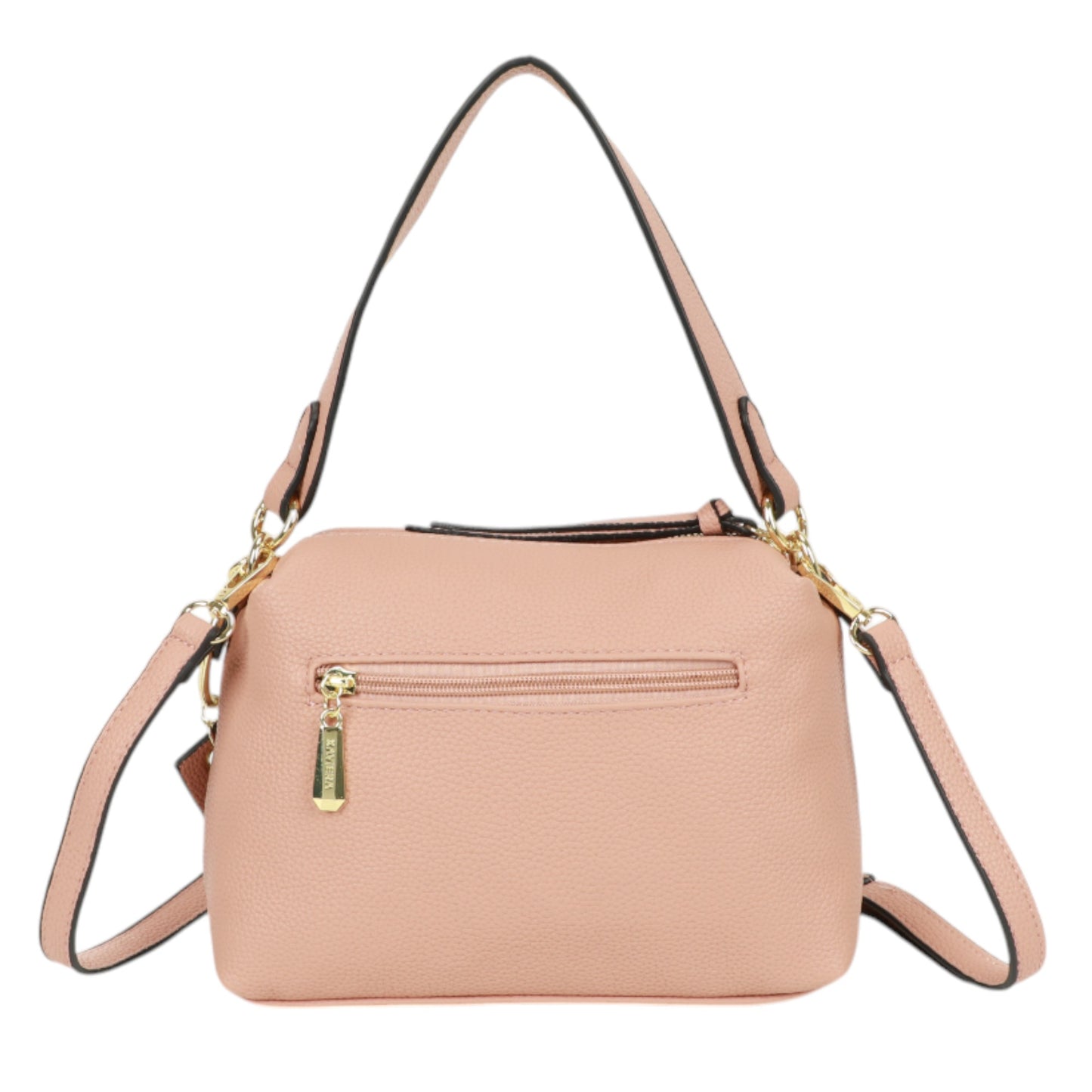 XAVIERA Bolsa Feminina Minimalista com Pingente Metálico – Ref. WX-1638
