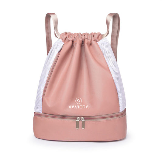 Xaviera Bolsa mochila esportiva fitness academia leve nylon impermeavel a prova da agua XV-258